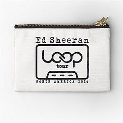 Ed Sheeran Loop Tour North America 2026 Concert Tour Zipper Pouch