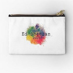 Ed Sheeran Music Lover Graphic Concert Tour Merchandise Zipper Pouch