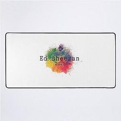 Ed Sheeran Graphic Concert Souvenir Pop Culture Fan Tour Merchandise Desk Mat