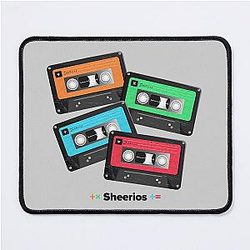 Ed Sheeran Album Collection Cassette Tapes Mouse Pad