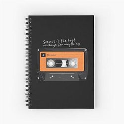 Plus - Ed Sheeran Cassette Tape Spiral Notebook