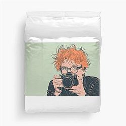 Ed Sheeran Photographer Style Poster Duvet Cover