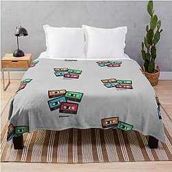 Ed Sheeran Album Collection Cassette Tapes Throw Blanket