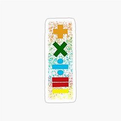 Ed Sheeran Mathematics Sticker