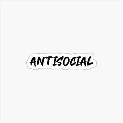 Antisocial - Ed Sheeran Stickers