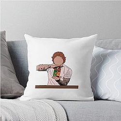 Ed Sheeran Tingly Hot Sauce Throw Pillow