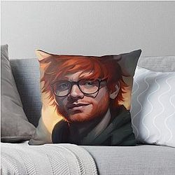 Ed Sheeran Art Pillow