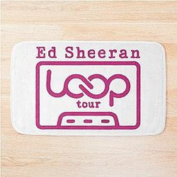Ed Sheeran Loop Tour Fan Art Bath Mat
