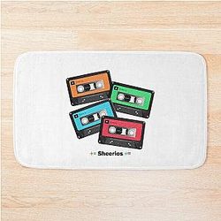Ed Sheeran Album Collection Cassette Tapes Bath Mat
