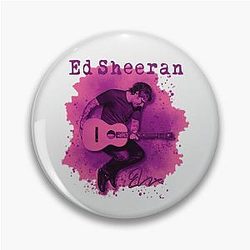 Ed Sheeran Tour Fan Art Pin