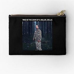 Robert Pattinson This is the Skin of a Killer Bella Cullen Meme Funny Gift Zipper Pouch