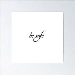 Be Safe Edward Cullen Poster