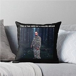 Robert Pattinson The Skin of a Killer Bella Cullen Pattison Meme Funny Gift Throw Pillow
