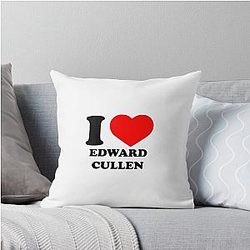 I Heart Edward Cullen Throw Pillow becomes 
I heart Edward Cullen throw pillow