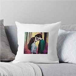 Bella Swan and Edward Cullen fan art Throw Pillow