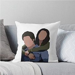 Edward Cullen and Bella Swan Vector Drawing Throw Pillow becomes Edward Cullen Bella Swan Vector Drawing Throw Pillow