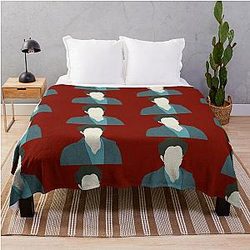Edward Cullen mask poster throw blanket