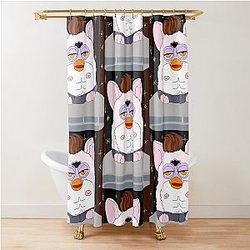 Furby Twilight New Moon Sparkling Volterra Edward Cullen Shower Curtain