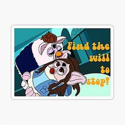 Find the will to stop Twilight Furby Edward sucks out the venom in the ballet studio Bella Cullen Sticker