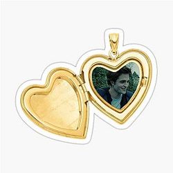 Edward Cullen Heart Locket Sticker