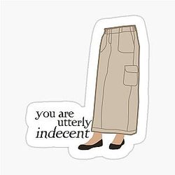 You are indecent - Edward Cullen Sticker