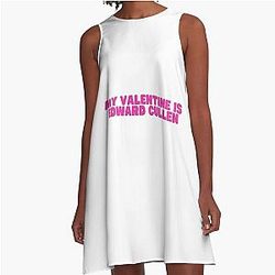 My Valentine Edward Cullen A Line Dress