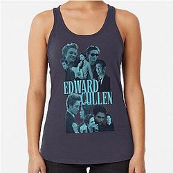 Edward Cullen fan Racer Tank Top