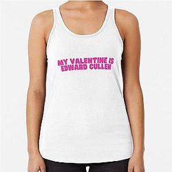 My Valentine Edward Cullen Racerback Tank Top