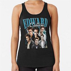 Limited Edition Vintage Graphic Unisex Retro 90's Fans Homage Gift For Women and Men Racerback Tank Top