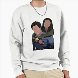 Edward Cullen and Bella Swan Vector Drawing Sweatshirt