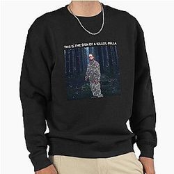 Robert Pattinson This is the Skin of a Killer Bella Edward Cullen Meme Funny Gift Pullover Sweatshirt