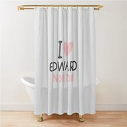 I Love Edward Norton Shower Curtain