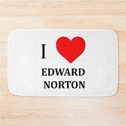 I Heart Edward Norton Bath Mat turned into I Heart Edward Norton Bath Mat.