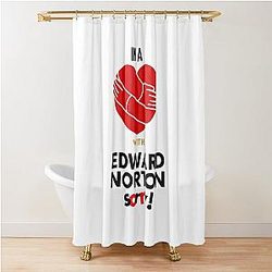 In a Relationship with Edward Norton Shower Curtain