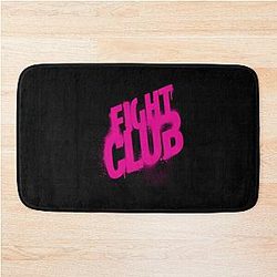 Fight Club Spray Paint Design Brad Pitt Edward Norton Bath Mats