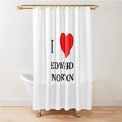 I Heart Edward Norton Shower Curtain