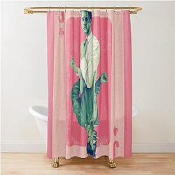 Fight Club Jack of Clubs Playing Card - Edward Norton & Brad Pitt Shower Curtain