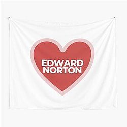 I Heart Edward Norton Tapestry