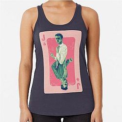 Fight Club Jack of Clubs Edward Norton Brad Pitt Racerback Tank Top