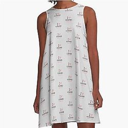 I Love Edward Norton A Line Dress