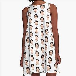 Edward Norton illustration A-line Dress
