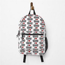 I Love Edward Norton Backpac