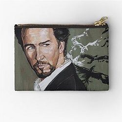 Edward Norton Painting Zipper Pouch