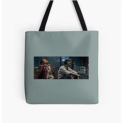 Fight Club with Brad Pitt and Edward Norton All Over Print Tote Bag