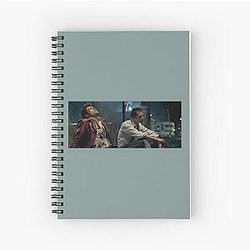 Fight Club Photo with Brad Pitt and Edward Norton Spiral Notebook