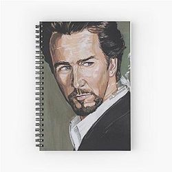 Edward Norton Spiral Notebook
