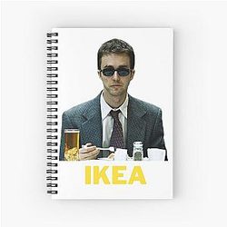 Fight Club Ikea Edward Norton Notebook