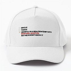Secretly in a Relationship with Edward Norton Baseball Cap