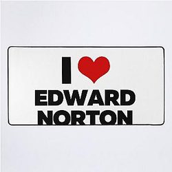 I love Edward Norton desk mat