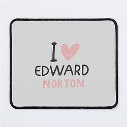 I Love Edward Norton Pad